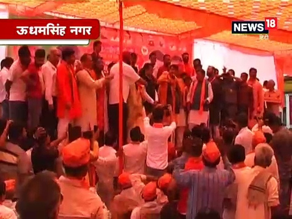 भोजपुरी फिल्मों के सुपरस्टार मनोज तिवारी ने नैनीताल प्रत्याशी अजय भट्ट के लिए मांगे वोट