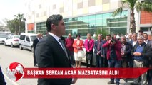 Başkan Serkan Acar Mazbatasını Aldı