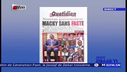 REPLAY - Revue de Presse - Pr : MAMADOU MOUHAMED NDIAYE - 08 Avril 2019