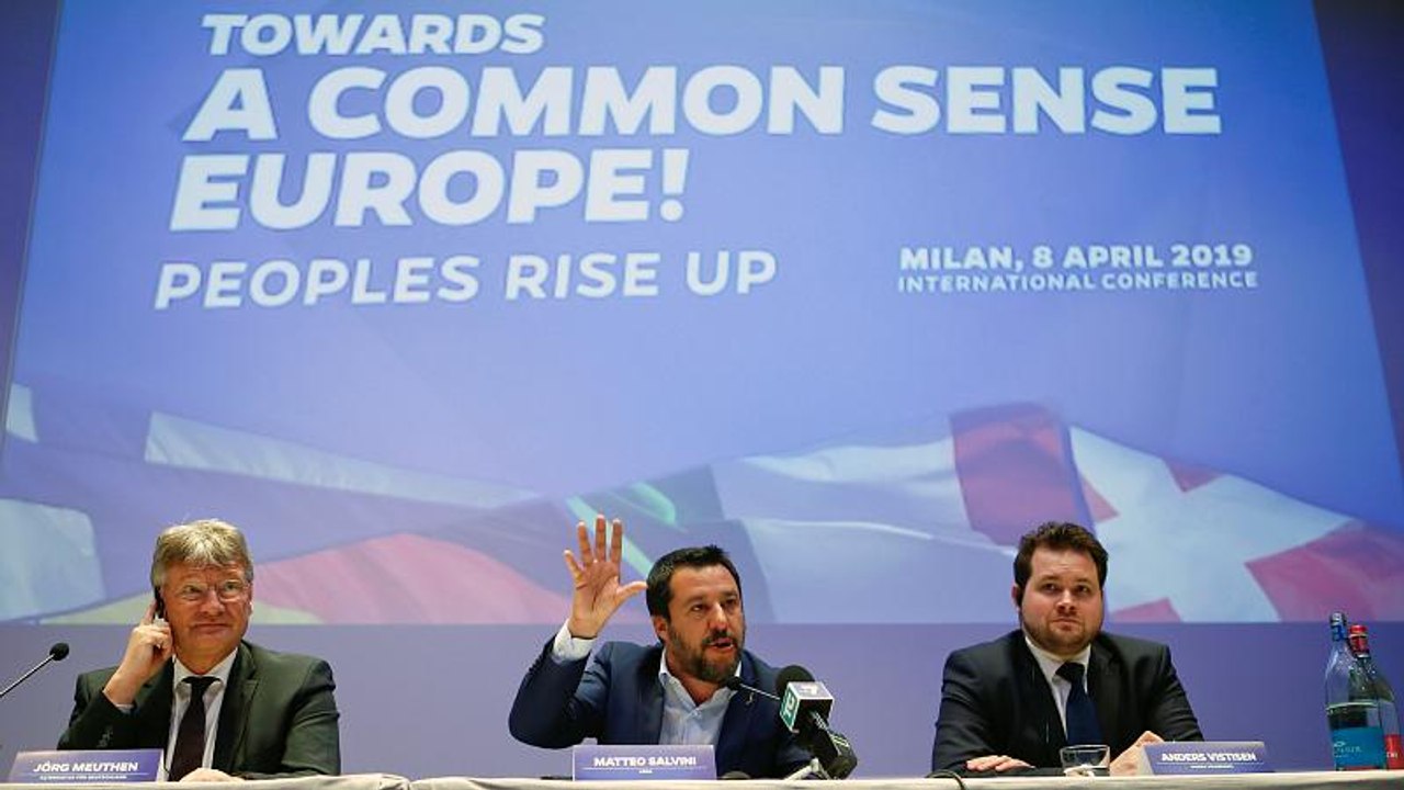 Für 'ein wehrhaftes Europa': Rechter Schulterschluss von AfD und Lega