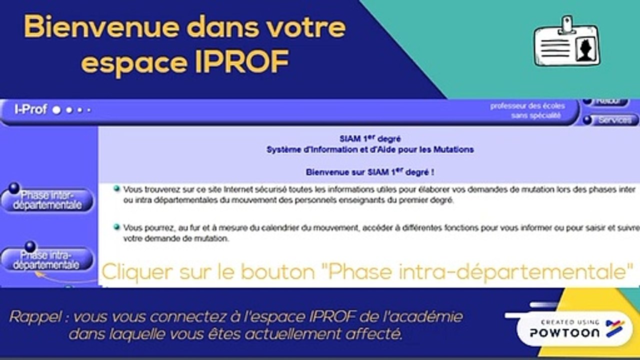 Les nouveautés du mouvement intra départemental