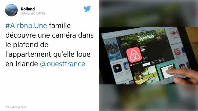 Airbnb. Une famille découvre une caméra dans le plafond de l’appartement qu’elle loue en Irlande