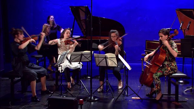 Schumann : Quintette pour piano et cordes - allegro brillante (Quatuor Zaïde / Suzana Bartal)