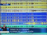 Sismo de 5.4 se registró en Santa Elena