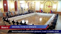 Erdoğan, Moskova’da Putin ile görüştü