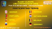 RUGBY EUROPE U18 CHAMPIONSHIP 2019 - KALININGRAD/SELMA