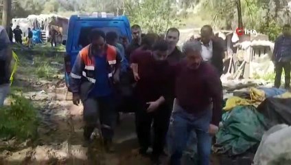 Tavuklarına yem verdiği sırada hayatını kaybetti