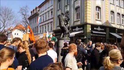 Demonstration gegen Artikel 13 aus Göttingen