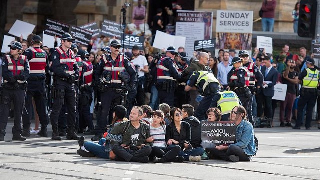 Animal rights activists arrested in Australia after traffic protest