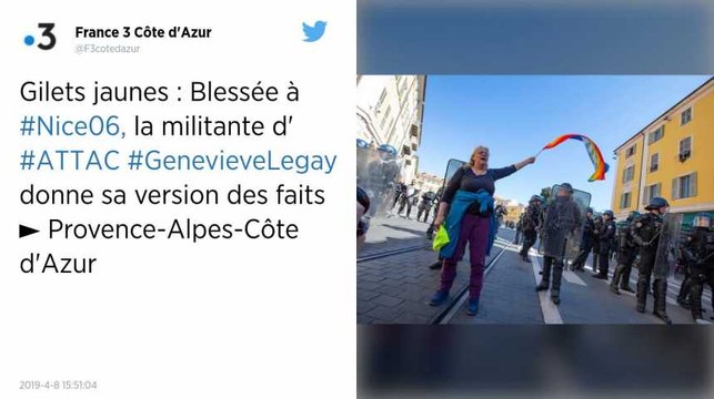 Gilets jaunes. Geneviève Legay, blessée à Nice : « Macron n’est pas un exemple de sagesse »