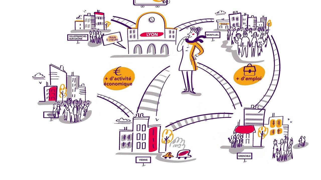 Vidéo de présentation du projet d'aménagement du Noeud ferroviaire lyonnais - SNCF Réseau