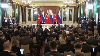 Erdoğan-Putin ortak basın toplantısı - MOSKOVA