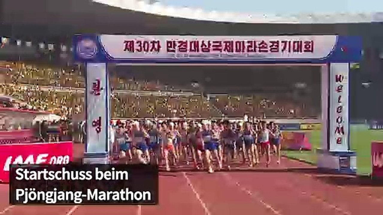 Pjöngjang-Marathon lockt viele Ausländer an