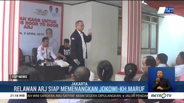 ARJ Siap Bagikan 1 Juta Kaus untuk Relawan Jokowi-Ma'ruf