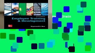 Employee Training   Development (Irwin Management)