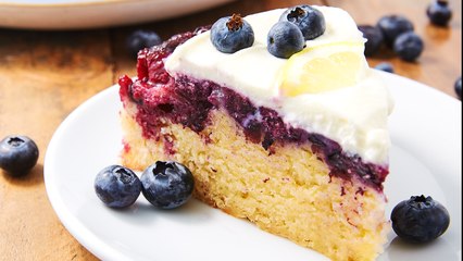 This Blueberry Upside Down Cake Is The Perfect Spring Dessert