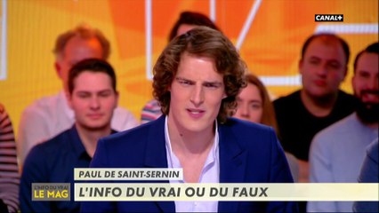 Paul de Saint-Sernin : PNL, cigarettes et dessins - L'Info du Vrai du 08/04 - CANAL+