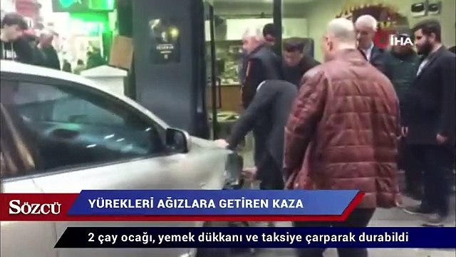 Yürekleri ağızlara getiren kaza
