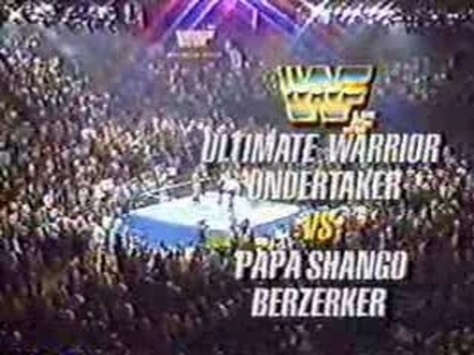 Undertaker & Warrior vs. Papa Shango & Berzerker