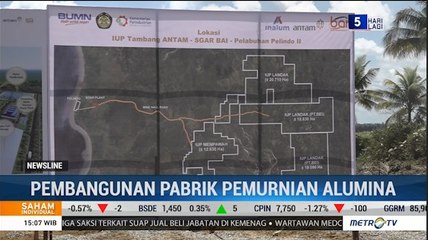 Inalum-Antam Resmi Canangkan Pabrik Pemurnian Alumina di Kalbar