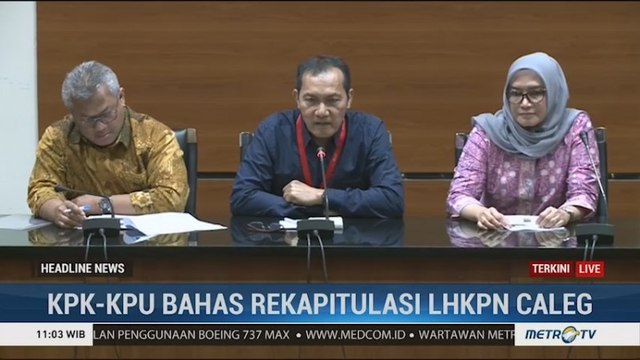 KPU Datangi KPK Bahas Laporan Harta Kekayaan Caleg