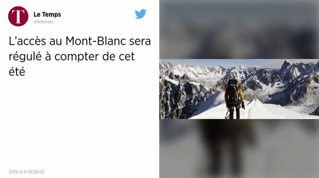 Alpinisme : l’accès au Mont-Blanc sera bientôt soumis à une réglementation plus stricte