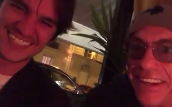 Jean-Claude Van Damme est aware avec Alain-Fabien Delon - 2019