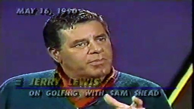 1990 Jerry Lewis Interview Clip w/Roy Firestone (Sam Snead Joke)