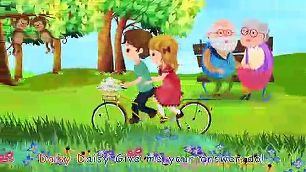 Daisy Bell / Bicycle Built for Two (2D) | CoCoMelon Nursery Rhymes & Kids Songs