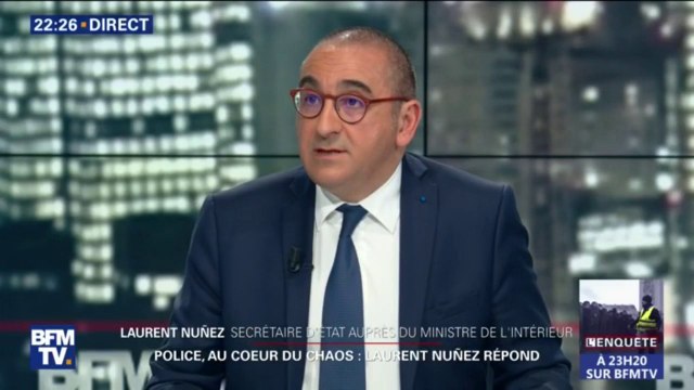 Laurent Nunez: Le LBD on l'utilise dans les situations d'émeutes et de violences urbaines, pas en maintien de l'ordre