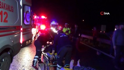 TEM’de feci kaza  2’si çocuk 5 ölü 6 yaralı