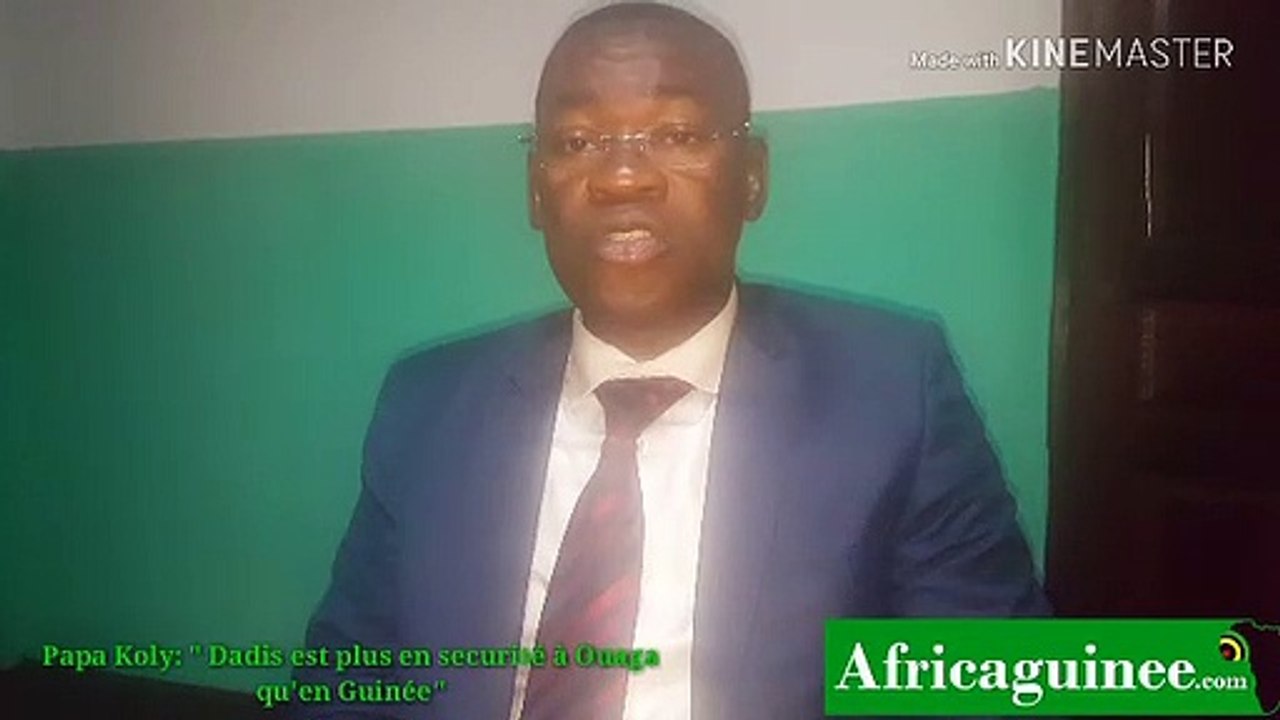 Papa Koly Kourouma: "Dadis Camara est plus en sécurité à Ouaga qu'en Guinée"