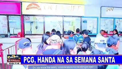 PCG, handa na sa Semana Santa