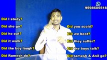 Learn English Grammer Day-62 || Interrogative Sentence:- Did    S   V1   Other words   ?