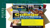 About For Books  College Planning for Gifted Students: Choosing and Getting Into the Right College