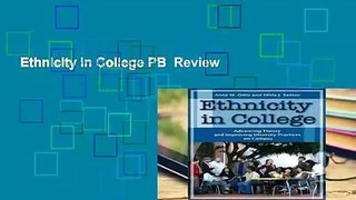 Ethnicity in College PB  Review