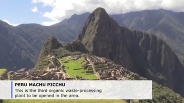 Machu Picchu sees recycling as the path to environmental salvation