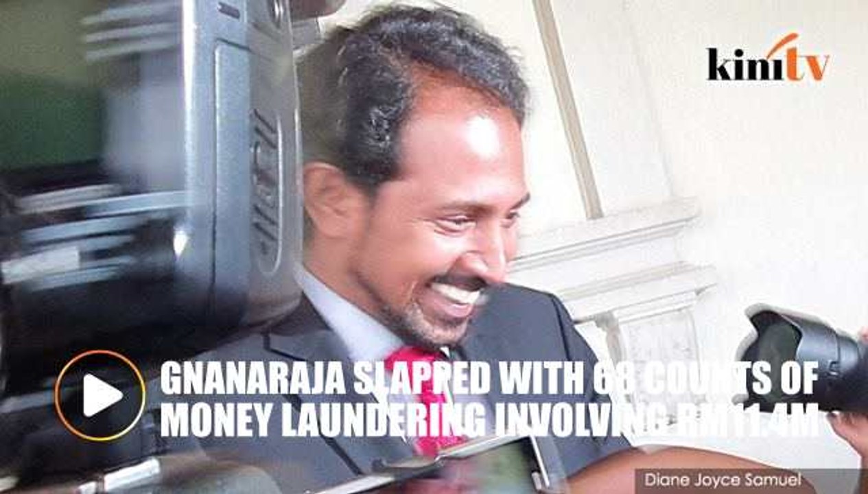 Gnanaraja claims trial to 68 charges of money laundering
