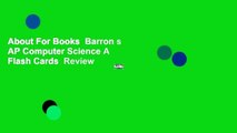 About For Books  Barron s AP Computer Science A Flash Cards  Review