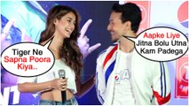 Lovers Disha Patani Tiger Shroff ROMANTIC Moment At Pepsi 'Har Ghoont Mein Swag' Song Launch