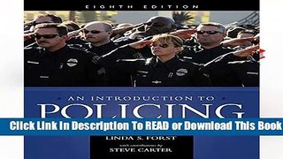 Full E-book An Introduction to Policing  For Kindle