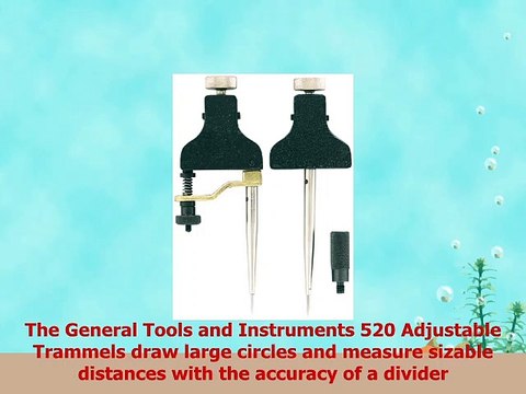 General Tools 520 Precision Adjustable Trammel