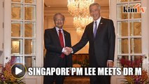 Singapore PM meets Dr Mahathir in Putrajaya