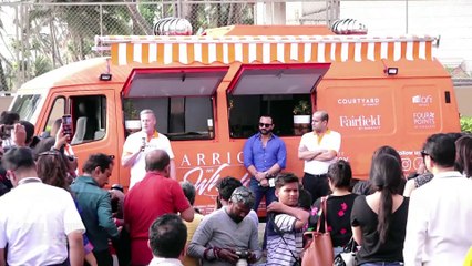 The first ever mobile food truck by Marriott India Launch  Saif Ali Khan