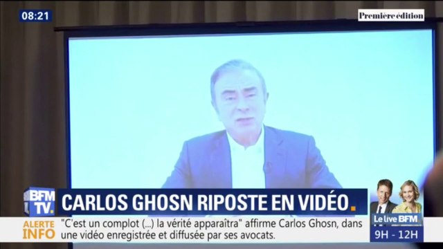 C'est un complot. Carlos Ghosn clame son innocence dans une vidéo enregistrée et diffusée par ses avocats