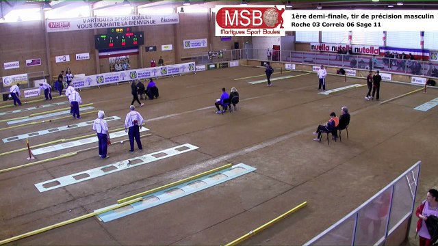 Première demi-finale, tir de précision masculin, France Tirs, Martigues 2019