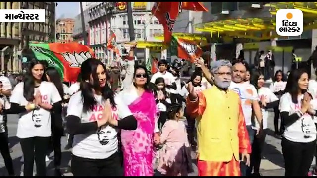 એનઆરઆઈએ વિદેશની ધરતી પર લગાવ્યો નમો અગેઈનનો નારો, શંકર મહાદેવનના સોંગ પર કર્યો ડાન્સ