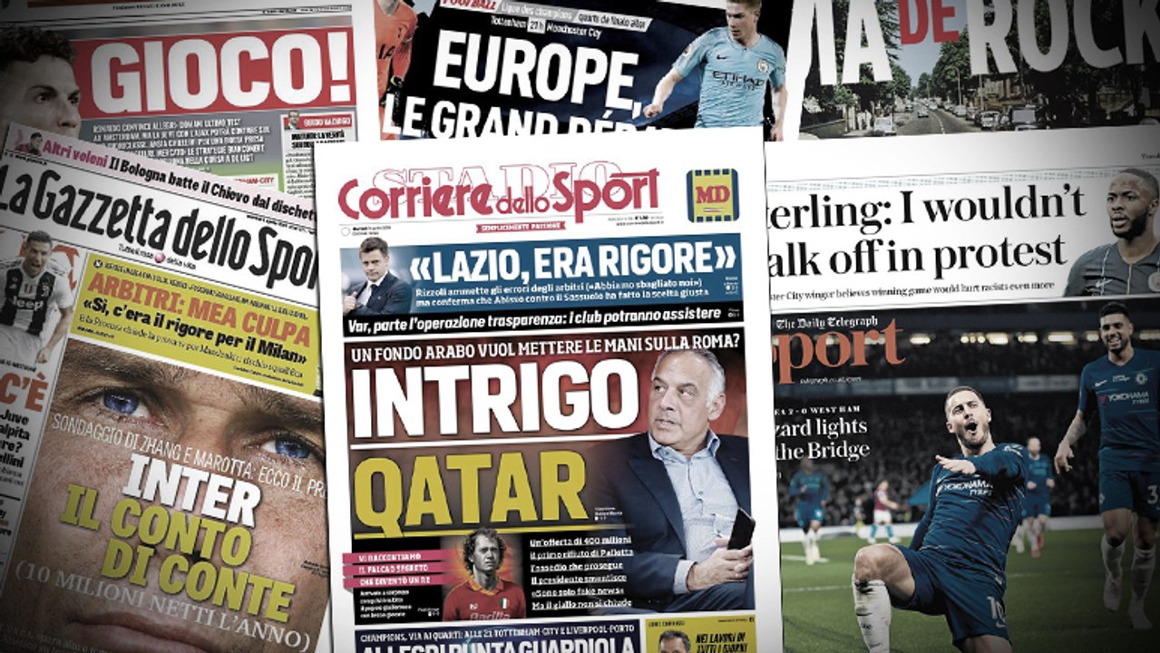 Les 3 pistes d'envergure de l'Inter pour remplacer Mauro Icardi, l'offre de 400M€ reçue par l'AS Roma pour racheter le club