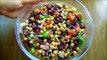 Chick Pea and Red Bean Salad - Chickpea Rajma Salad