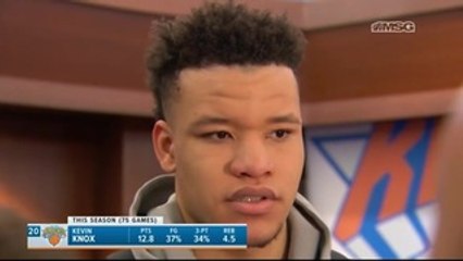 Knicks Postgame: Kevin Knox | Apr 10 vs. Pistons